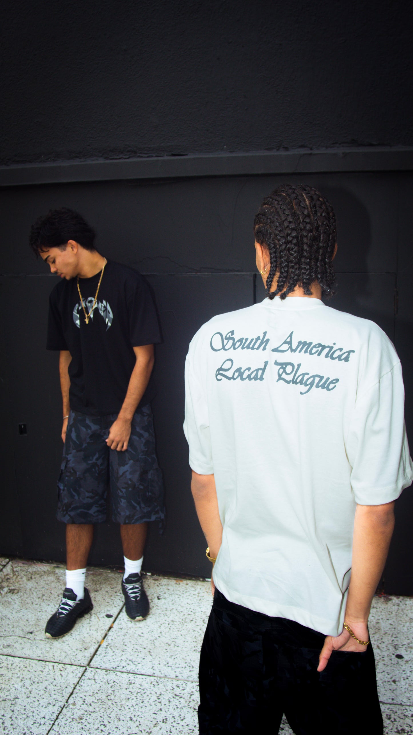 CIPHER "CAMO" OFF-WHITE TEE