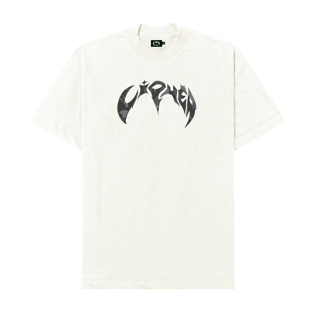 CIPHER "CAMO" OFF-WHITE TEE