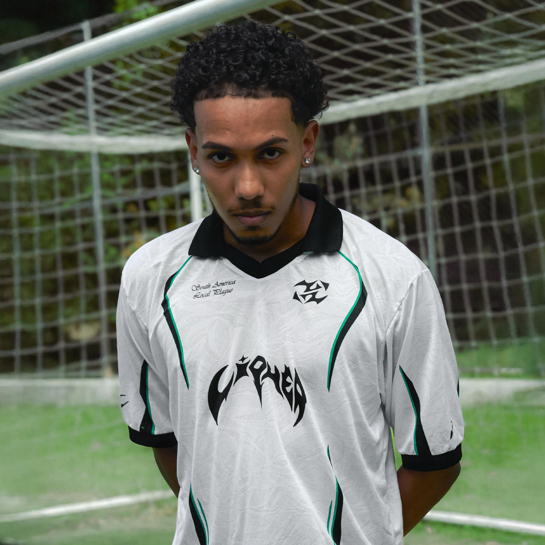 CIPHER WHITE SOCCER TEE