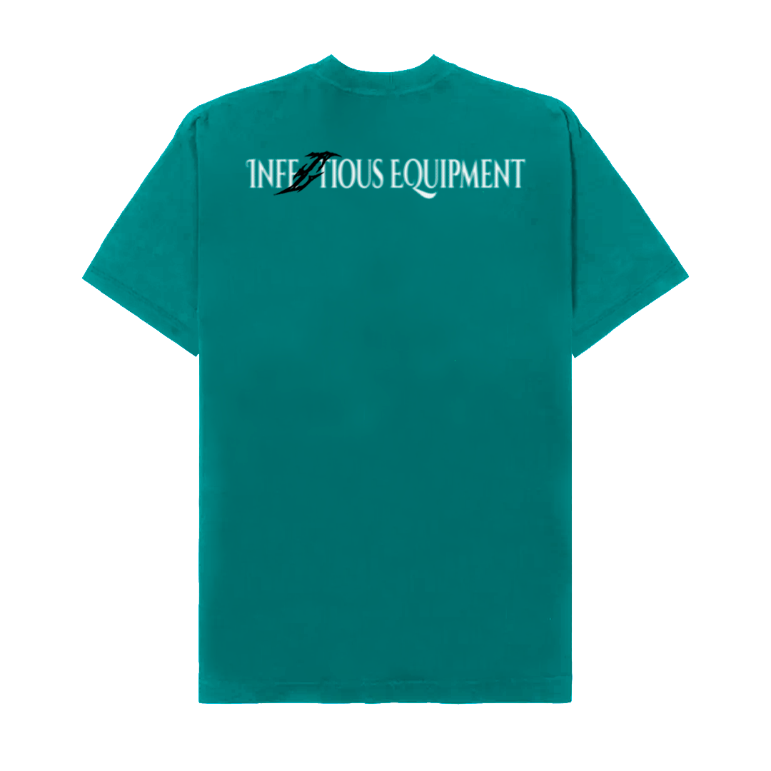 CIPHER "EXTINCTION" COBALT GREEN TEE