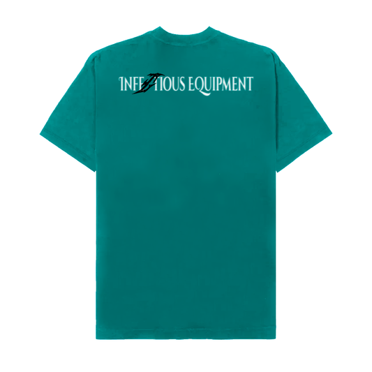 CIPHER "EXTINCTION" COBALT GREEN TEE