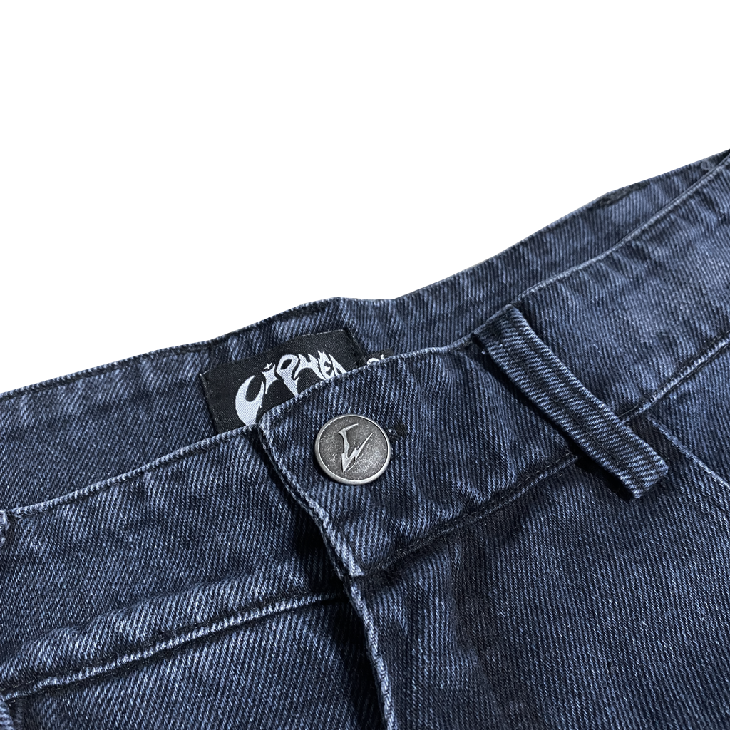 CIPHER BLUE BERMUDA JEANS