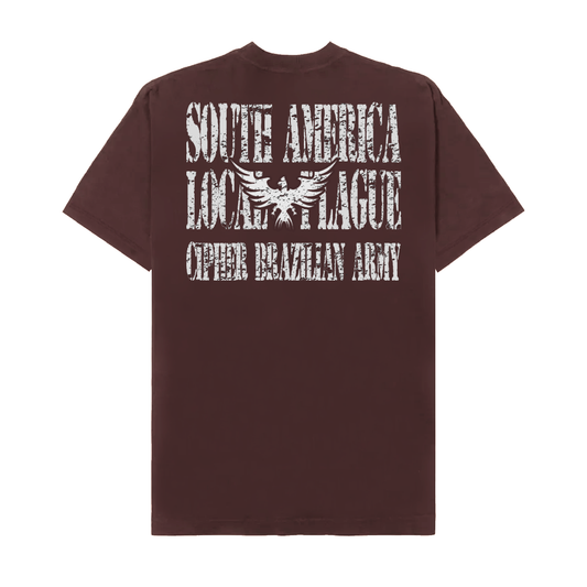 CIPHER "CRANIUM" BROWN TEE