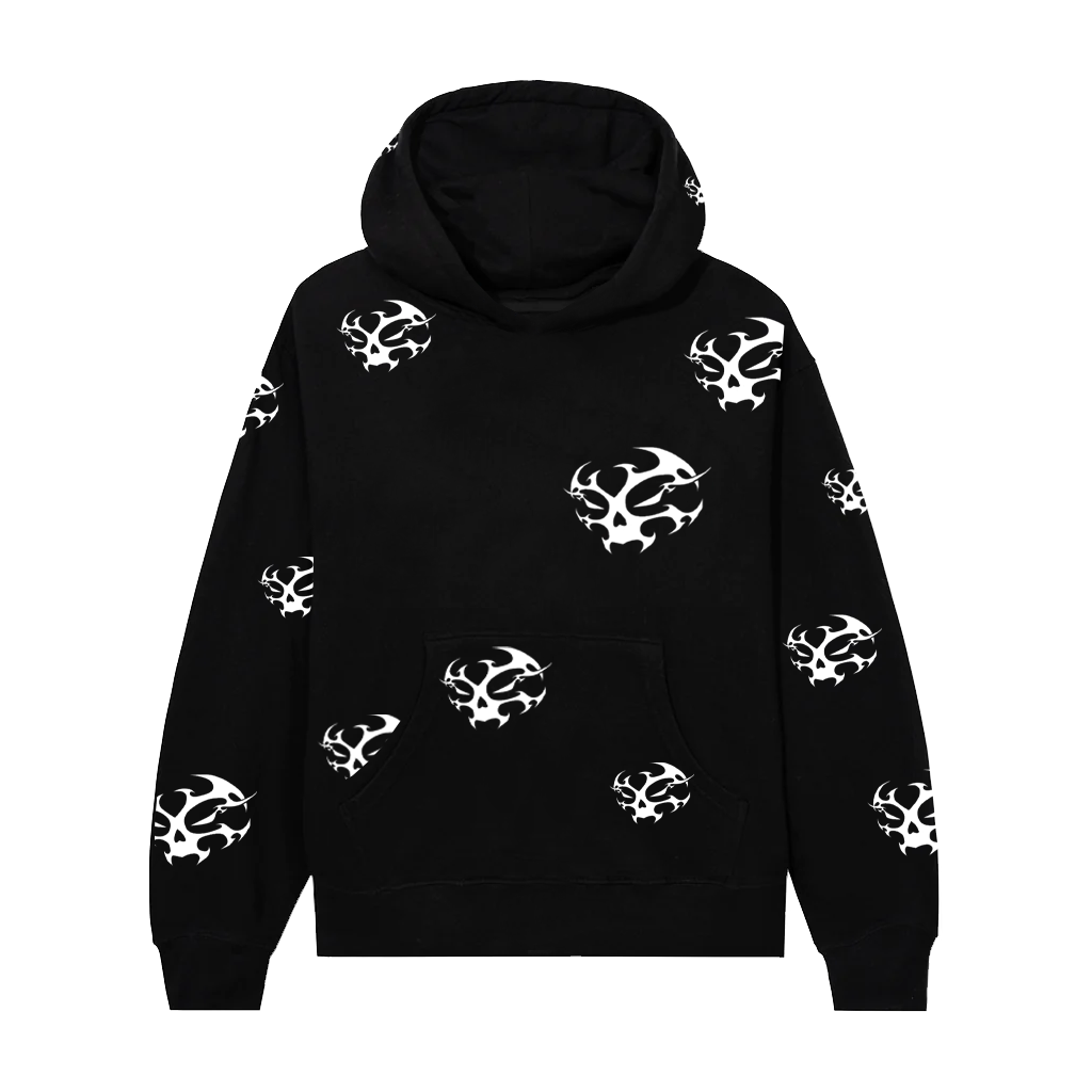 CIPHER "CRANIUM" BLACK HOODIE