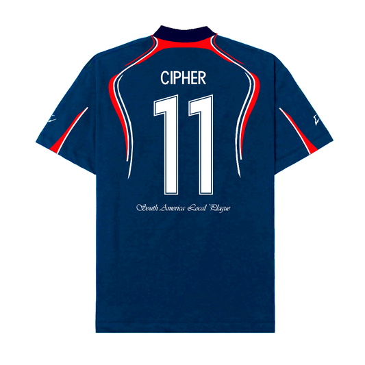 CIPHER BLUE SOCCER TEE