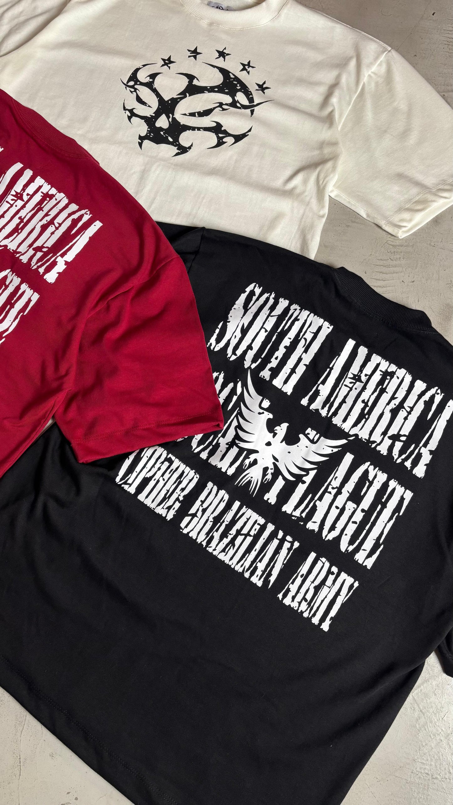 CIPHER "CRANIUM" RED TEE