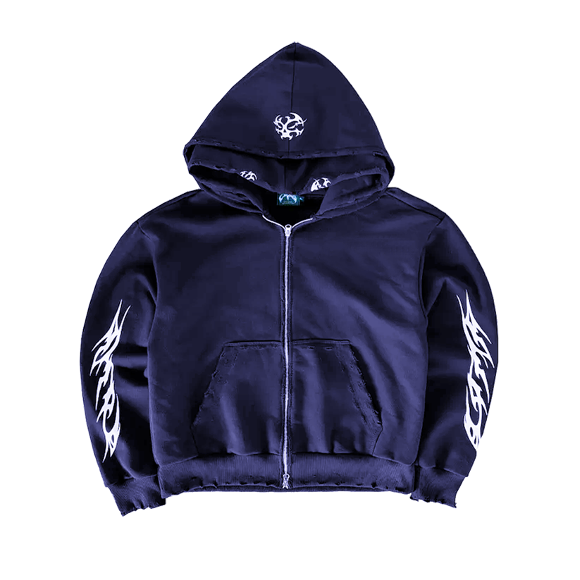 CIPHER "SHADOW" NAVY BLUE HOODIE