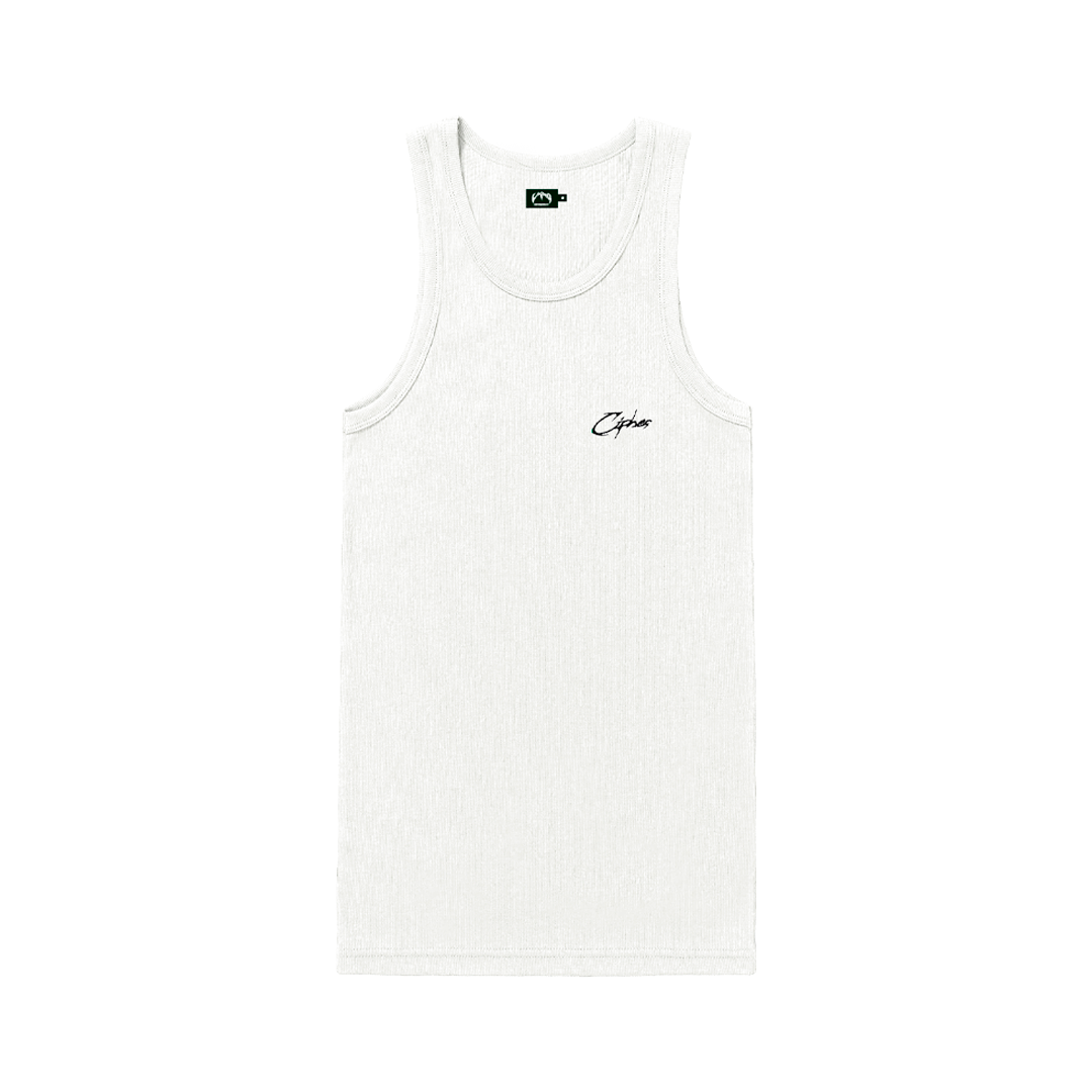 CIPHER OFF-WHITE TANK TOP