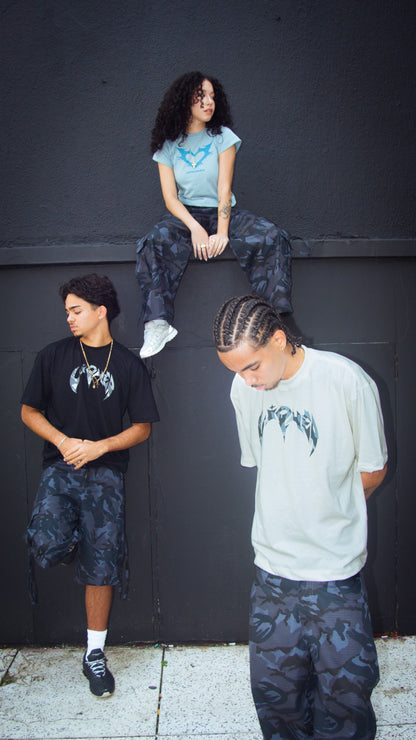 CIPHER "CAMO" SMOKE GREY BERMUDA