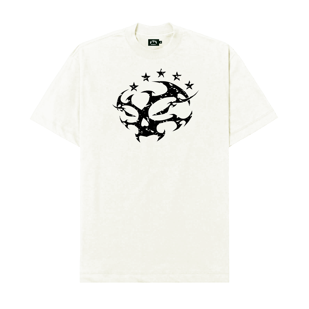 CIPHER "CRANIUM" OFF-WHITE TEE