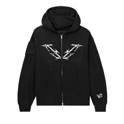 CIPHER "EXTINCTION" BLACK HOODIE