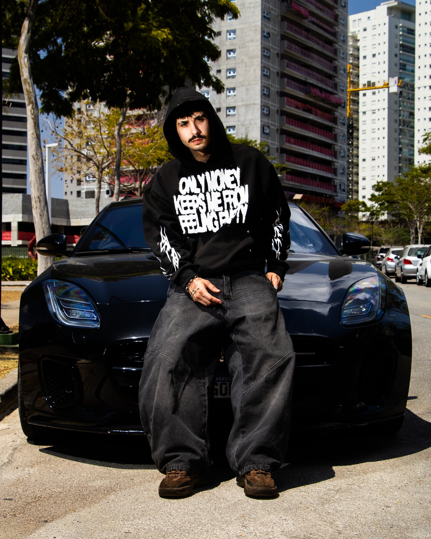 CIPHER X ANNY BLACK HOODIE