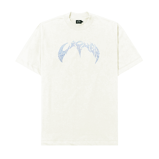 CIPHER " BLUECRISTAL" OFF-WHITE TEE