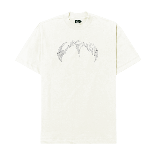 CIPHER " BLACKCRISTAL" OFF-WHITE TEE