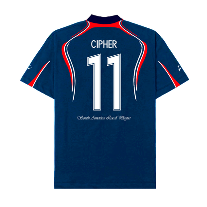CIPHER BLUE SOCCER TEE