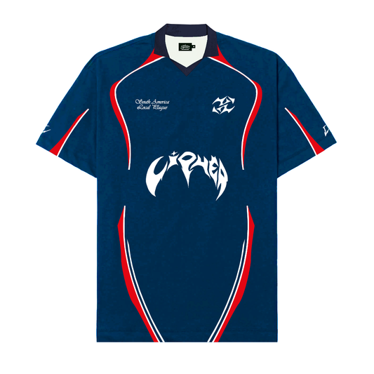 CIPHER BLUE SOCCER TEE