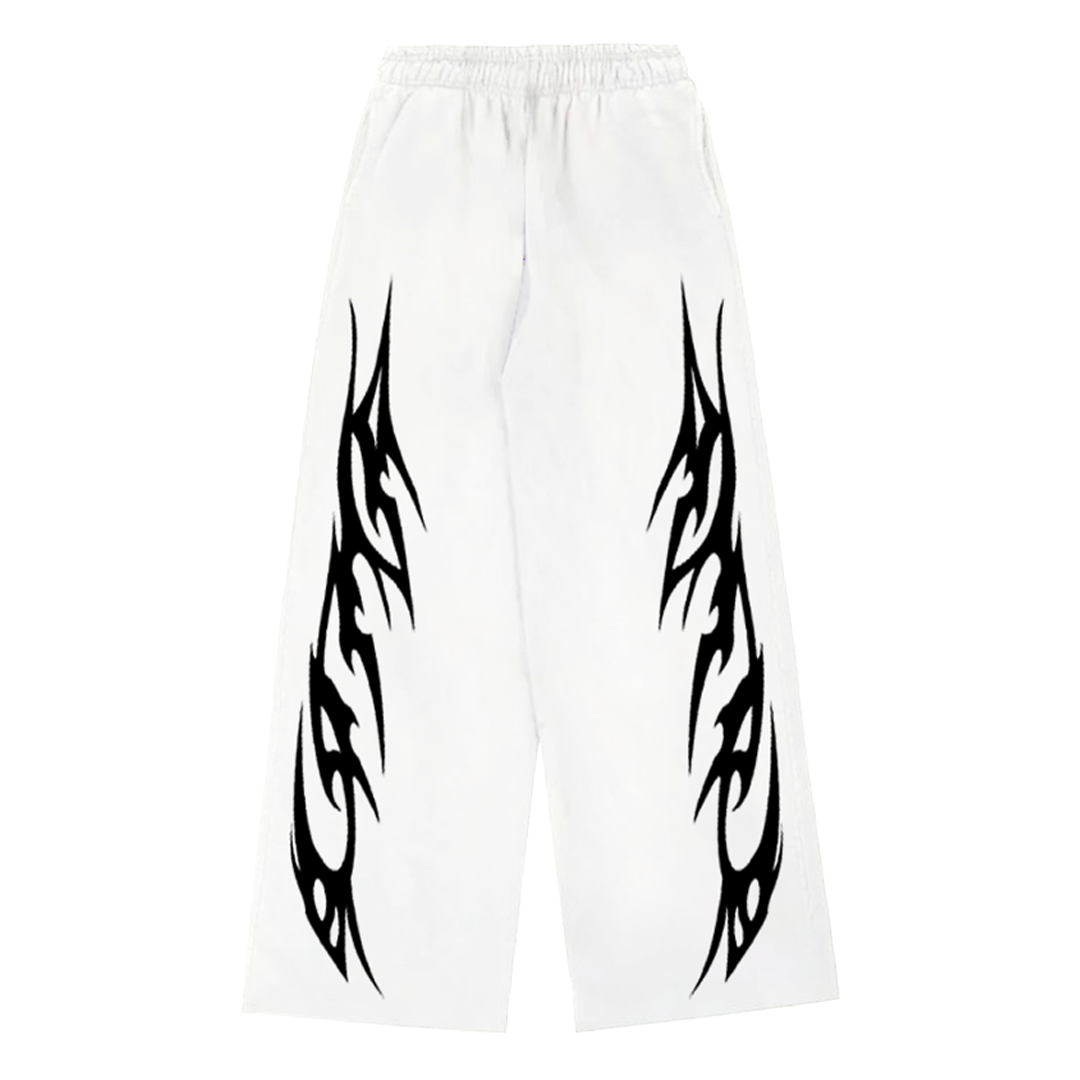 CIPHER "SHADOW" OFF-WHITE PANTS