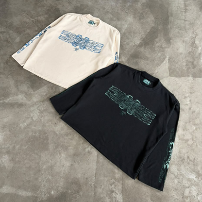 CIPHER WAFFLE BEIGE LONG-SLEEVE