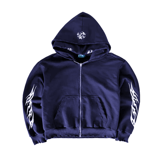 CIPHER "SHADOW" NAVY BLUE HOODIE