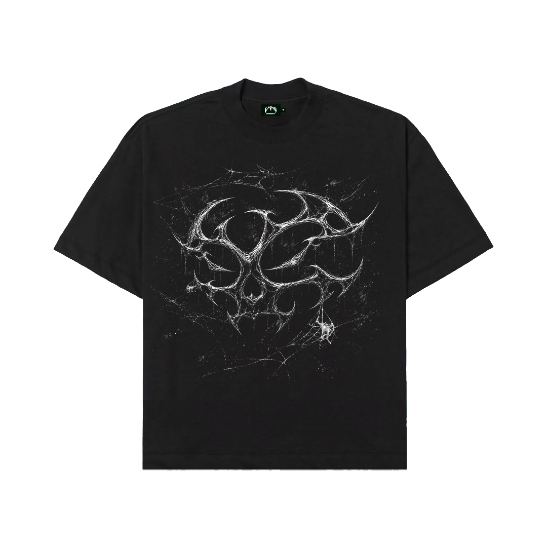 CIPHER "SPIDERWEB" BLACK TEE